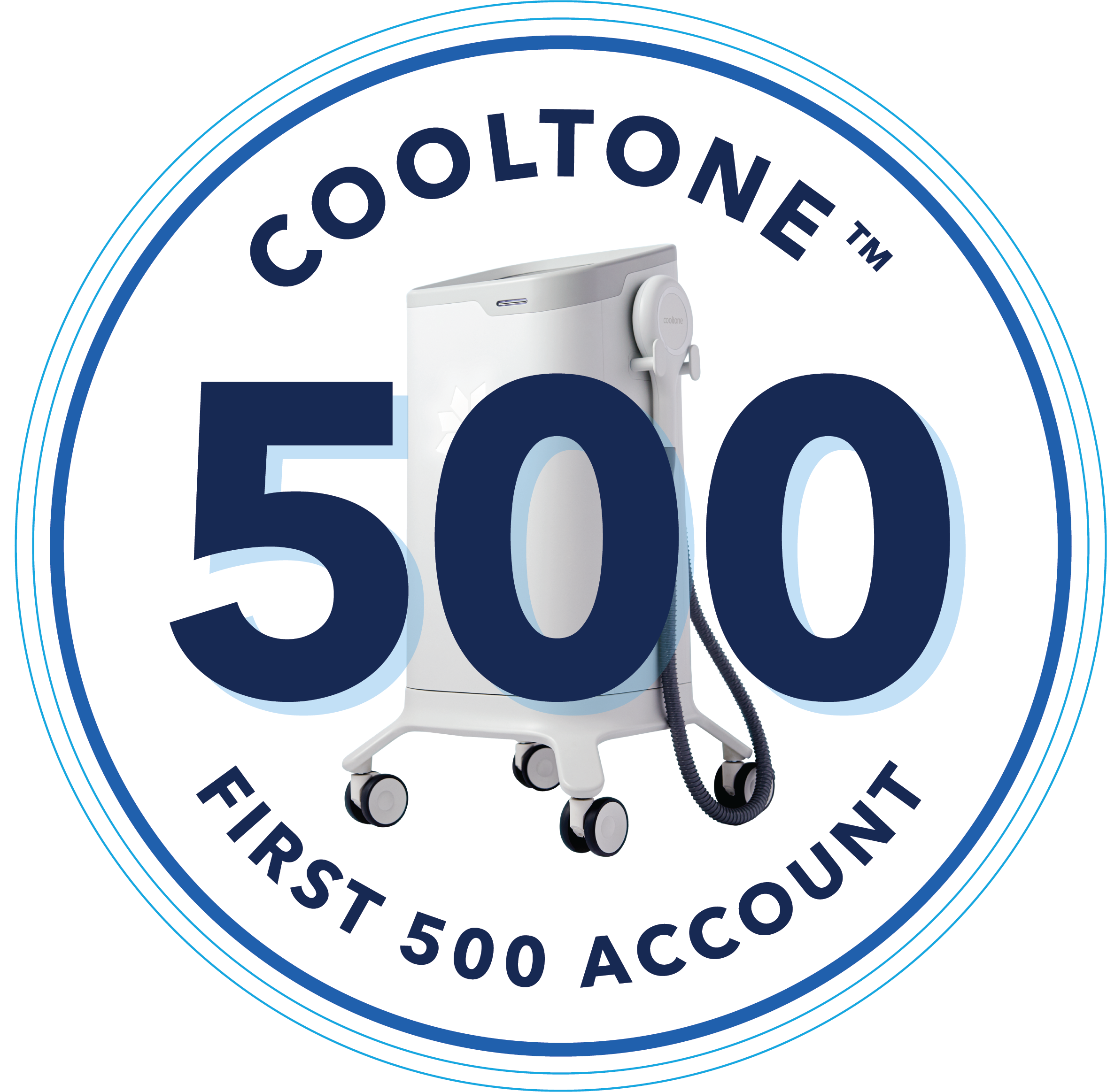 CoolTone First 500 Badge